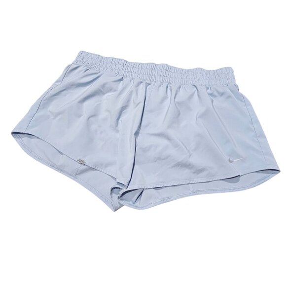 Nike Dri-Fit Light Blue XL Running Shorts Womens Elastic Waistband Summer 2024 - Picture 1 of 9